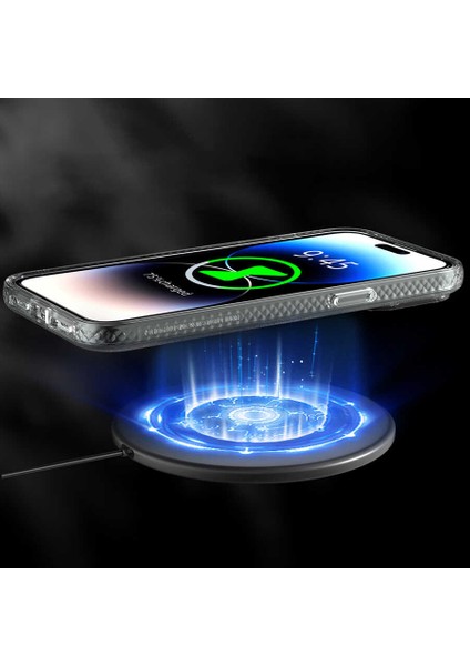 iPhone 15 Pro Uyumlu Kılıf Magsafe Şarj Özellikli Youngkit Rock Serisi Kapak Beyaz