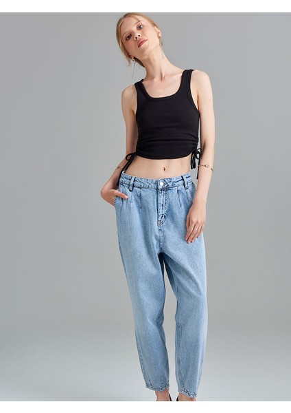 Yanları Büzgülü Kaşkorse Atlet - Siyah fiyatları