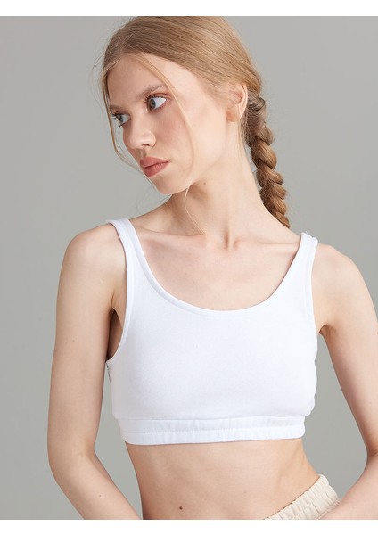 Crop Penye Beli Lastikli Atlet