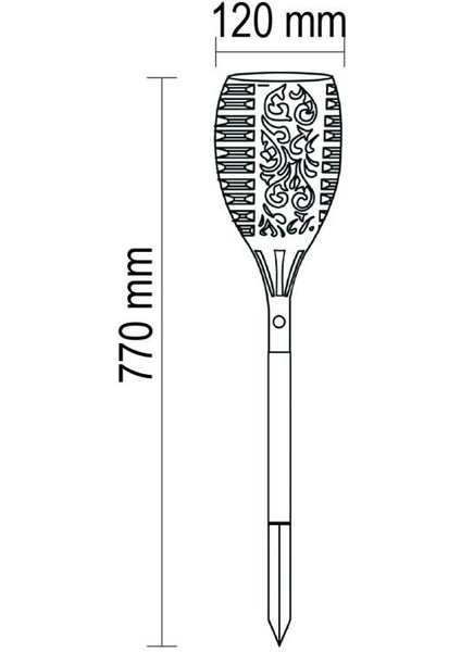 15W Solar Alev Efektli fırsatları