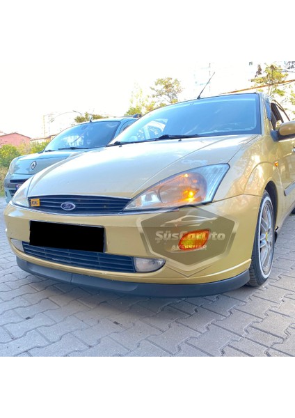 Ford Focus 1 Hb&sedan 1998-2004 Uyumlu Üniversal Astra H Lip Esnek Ön Lip 2 Parça Tampon Altı Dil Karlık Ön Ek