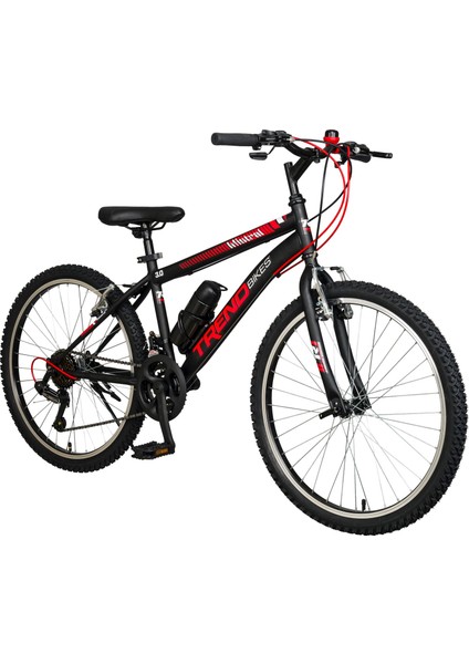 Trendbike Mistral 26 Jant Bisiklet Erkek Dağ Bisikleti Siyah -Kırmızı 26.610-S-K