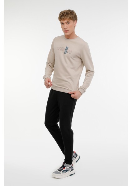 Me Shane 16ED06 3pr Bej Erkek Sweatshirt