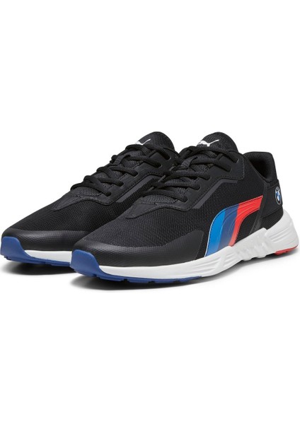 BMW MMS TIBURION LOGO 307951-01 ERKEK SİYAH/KIRMIZI/MAVİ Günlük Sneaker Ayakkabı