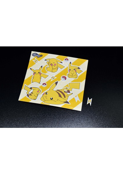 *özel Tasarım* Pikaçu (Pikachu) Pokemon Sticker 11 Parça Set -2 Adet- fırsatları