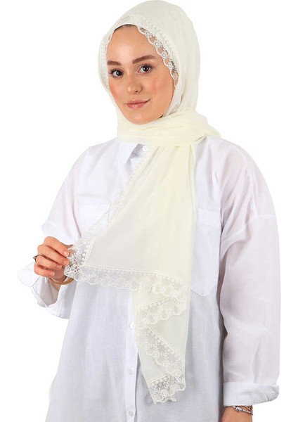 Ekru Dar Güpür Mevlüt Örtüsü fiyatları