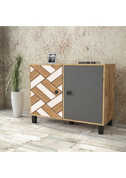 Kendinden Yapışkanlı Ahşap 013 Desenli Pvc Karo 30X30 cm (11 Adet) 1m2