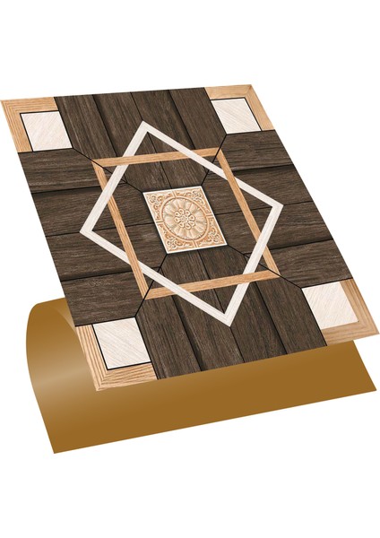 Kendinden Yapışkanlı Ahşap 015 Desenli Pvc Karo 30X30 cm (11 Adet) 1m2