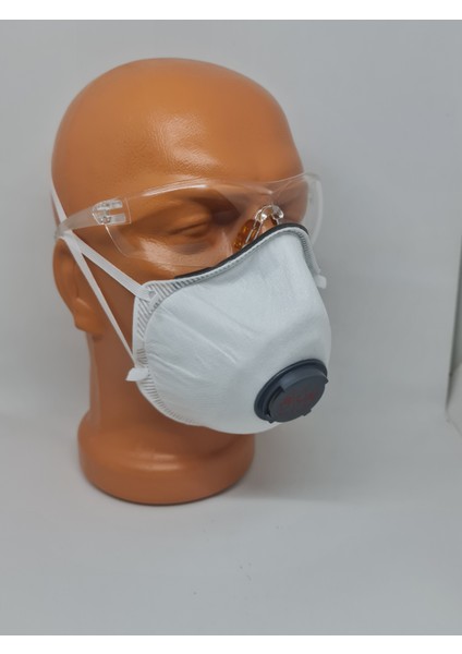 Bln Bm 033 Ffp3 Nr Konik Ventilli Toz Maske (20Lİ Paket)