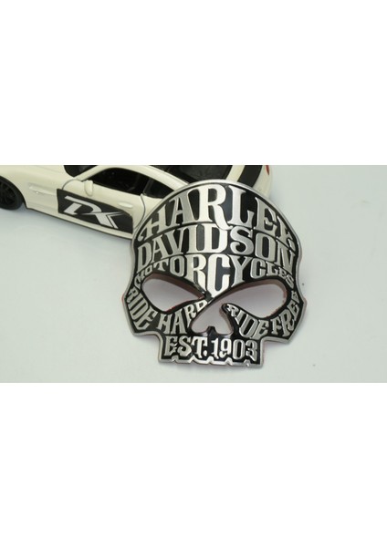 Motor Harley Davidson Est 1903 Cycles Oval Metal Logo Amblem Arma fırsatları