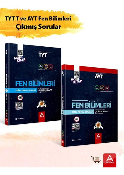 A Yayınları AYT TYT Fen Bilimleri Çıkmış Sorular Seti