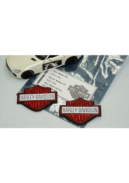 Motor Harley Davidson Depo Yanı Kırmızı Metal Logo 5,5 cm fırsatları
