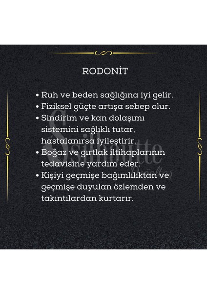 Sertifikalı Doğal Taş Rodonit Erkek Kadın Hediye Bileklik Unisex 8mm %100 Orijinal ürün indirimleri