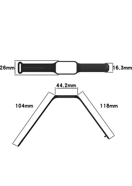 Xiaomi Smart Band 8 Active Silikon Mat Klasik Kordon Kayış fiyatları