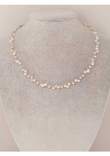 Ay Taşı Tasarım Kolye 4mm