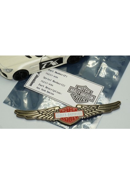 Harley Davidson Cycles 3m Bronz Metal 12CM Plaka Logo Amblem indirimleri