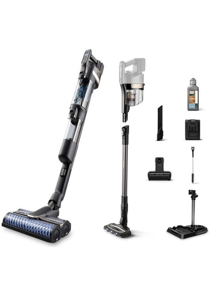 Aqua Elite Plus 3 In1 Silme,süpürme,emme Fonksiyonlu LCD Ekran Yeni Premium Dikey Şarjlı Süpürge - LUCİOLE BEYAZ LAMBADER HEDİYE!