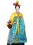 Geyşa Heykelcik 12 "ayakta Hanbok Minyatür Figürleri Sarı Şil (Yurt Dışından) 1