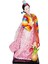 Geyşa Heykelcik 12 "ayakta Hanbok Minyatür Figürleri ve (Yurt Dışından) 3