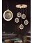 8W 5'li Gold Sarkıt LED Avize 1