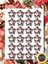 Hediye Paketi Christmas Sticker Set A4 Boyutunda 1 Sayfa 1
