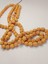 Açık Renk Süt Rudraksha Tohum Dizi 8-9mm Aralığı (Mala Yapımı Için) 108 Lik 5