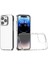 iPhone 15 Pro Max Kılıf Coss Şeffaf Sert Silikon Kılıf 5