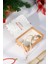 Beyaz Noel Yılbaşı Yeni Yıl Dekorlu Kutu Takı Aksesuar Organizer 1
