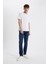 Carlo Skinny Fit Ekstra Dar Kalıp Normal Bel Ekstra Dar Paça Jean Pantolon A6944AX23AU 3