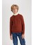 Erkek Çocuk Regular Fit Bisiklet Yaka Kazak W4651A622AU 1