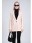 Tek Düğmeli Blazer Ceket - Taş 3