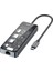 RH17 Type-C To Type-C PD100W/USB3.0/HDMI/TYPE-C/RJ45 Bağlantılı 6in1 Hub 1