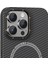 iPhone 15 Pro Max Uyumlu Kılıf Recci Machinist Seri Magsafe Şarj Özellik Magnetik Karbon Kapak Siyah 3