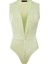 Çıtçıtlı Kolsuz Ikonik Body - Çağla Yeşili 1