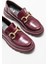 Bordo Kadın Loafer 3