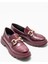 Bordo Kadın Loafer 2