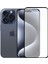 Iphone 15 Pro Max Tam Kaplayan Çerçeveli Tempered Ekran Koruyucu - Siyah AL3276 1