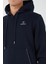 Casual Confort Kapüşonlu Lacivert Sweatshirt 3