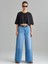 Oversize Crop T-Shirt - Siyah 1