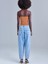 Ip Askılı Degaje Yaka Bodysuit - Taba 3