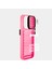 iPhone 15 Pro Uyumlu Kılıf Youngkit Luggage Firefly Serisi Kapak Pembe 3