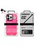 iPhone 15 Pro Uyumlu Kılıf Youngkit Luggage Firefly Serisi Kapak Pembe 5