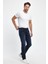 Erkek Daniel Blue Black Straight Fit Jean Pantolon 3