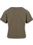 Bisiklet Yaka Basic T-Shirt - Haki 4