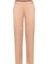 Beli Lastikli Bol Paça Saten Pantolon - Camel 4