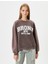 Kolej Sweatshirt Soluk Efektli Şardonlu Bisiklet Yaka Pamuklu 3