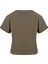 Bisiklet Yaka Basic T-Shirt - Koyu Gri Melanj 3
