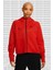 Tech Fleece Windrunner Full Zip Hoodie Kapüşonlu Kadın Sweatshirt Kırmızı 1