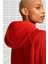 Tech Fleece Windrunner Full Zip Hoodie Kapüşonlu Kadın Sweatshirt Kırmızı 4