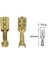 5 Adet SF1D Izolesiz Dişi Fiş Terminal Soket Kablo Ucu Metali 4.8mm Klemens 2